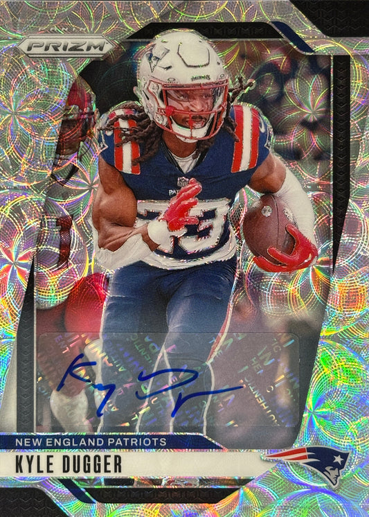 Kyle Dugger Prizm Choice Auto /100 Patriots