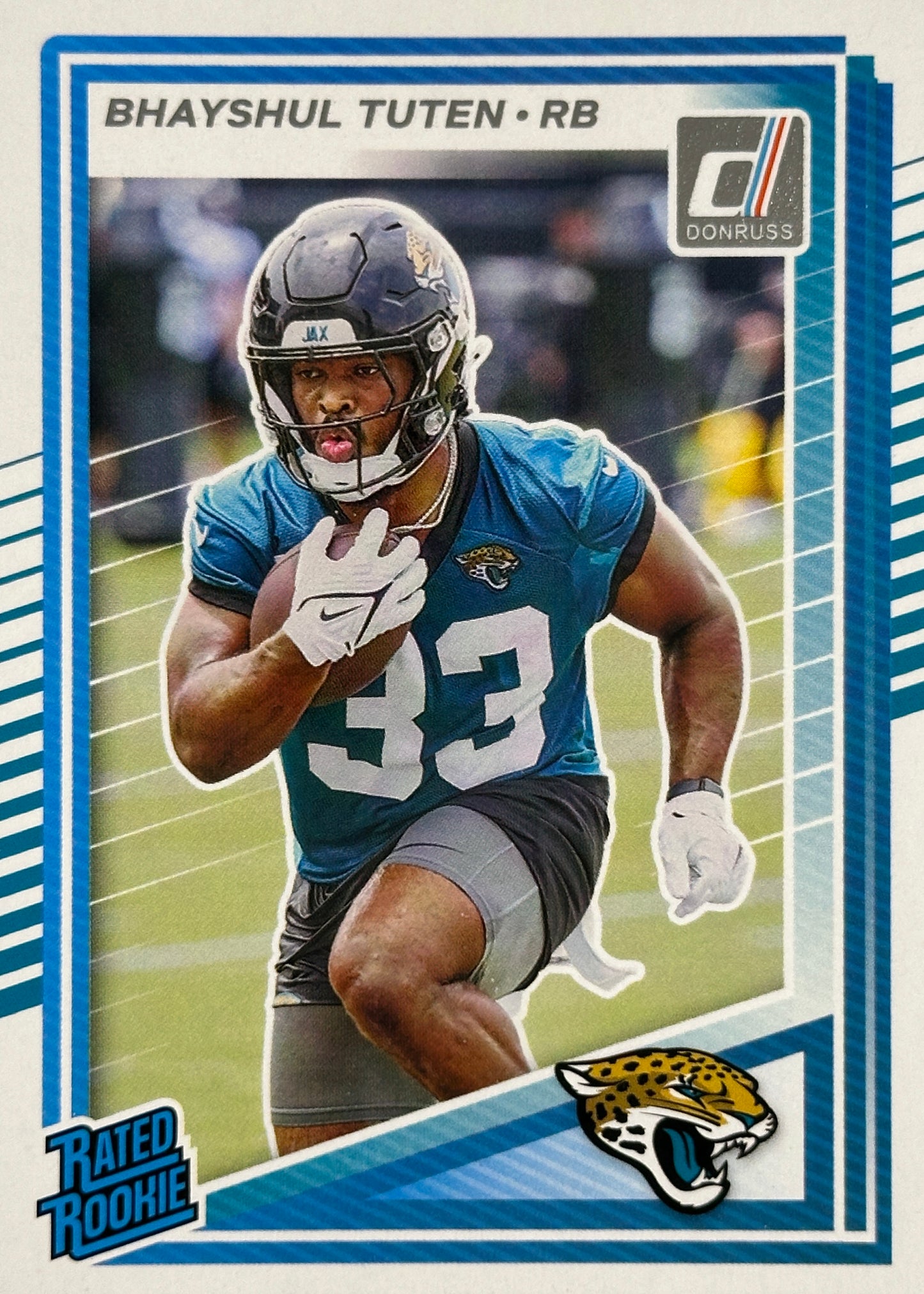Bhayshul Tuten Rated Rookie Donruss Jaguars