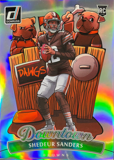 JUMBO Shedeur Sanders Donruss Oversized Downtown! Rookie Browns
