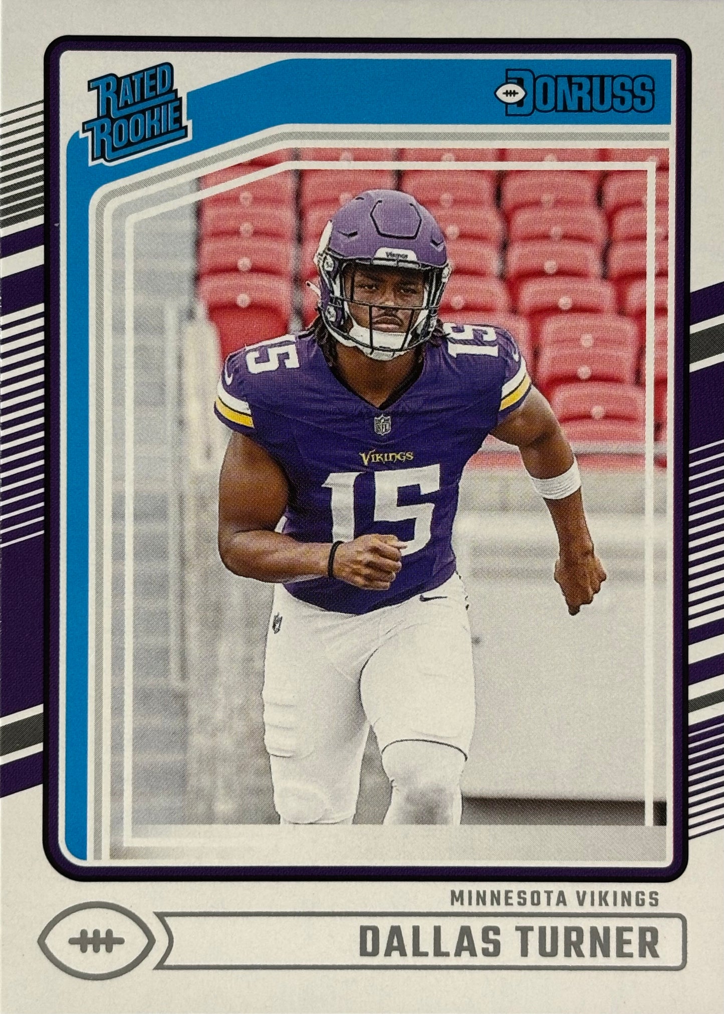 Dallas Turner Donruss Rated Rookie Vikings