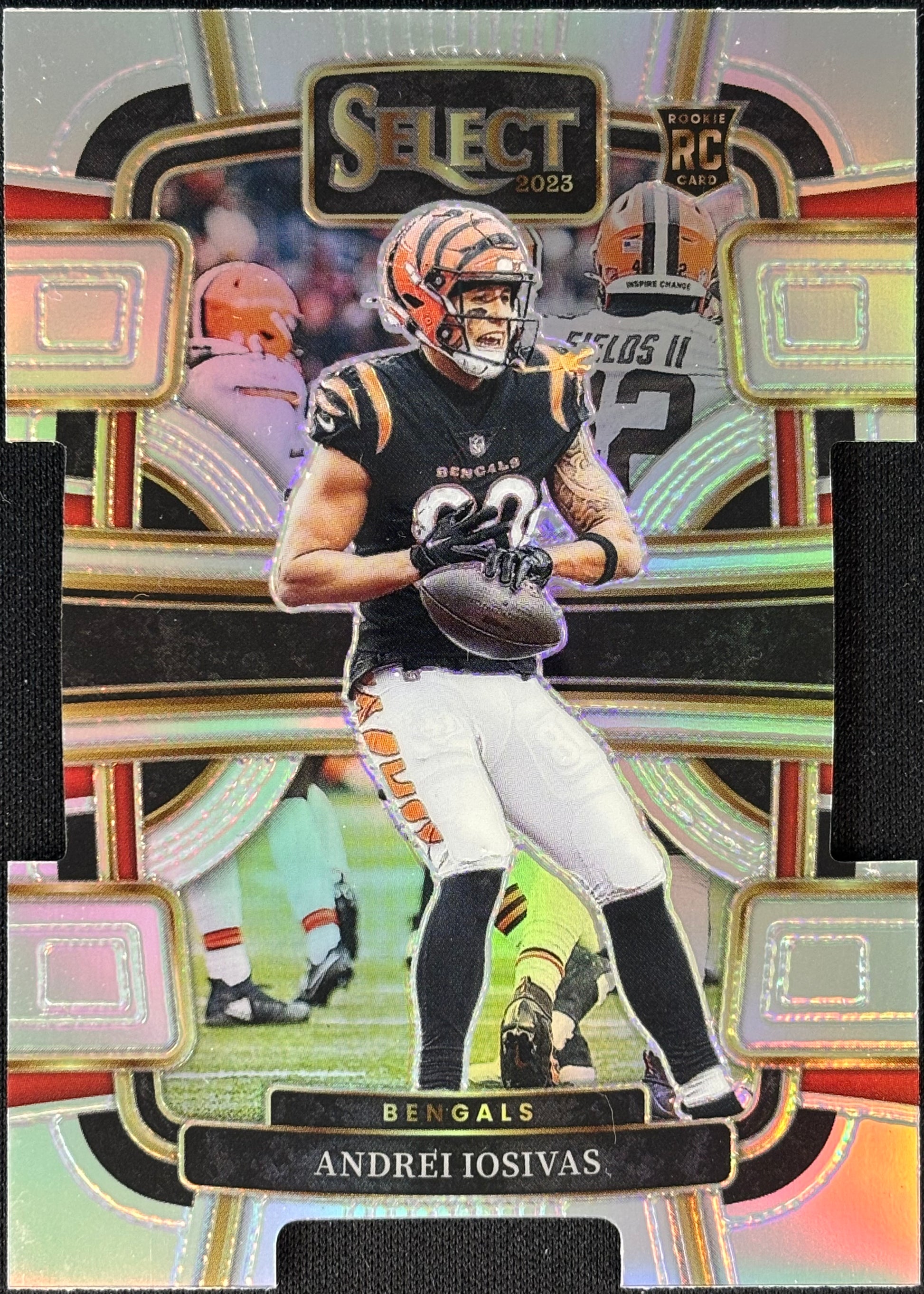 Andrei Iosivas Select Silver Die-Cut Rookie Sports Card