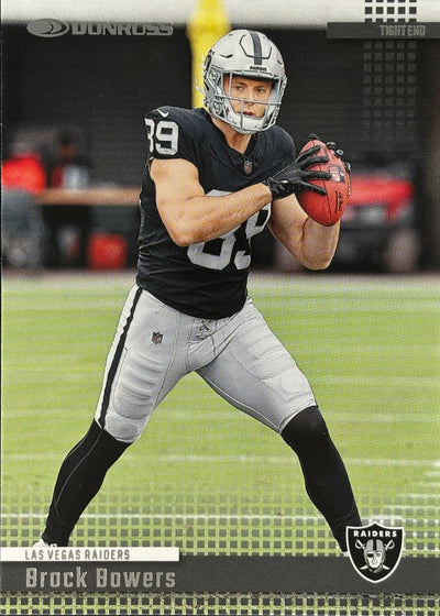 Brock Bowers Donruss Insert Rookie Raiders