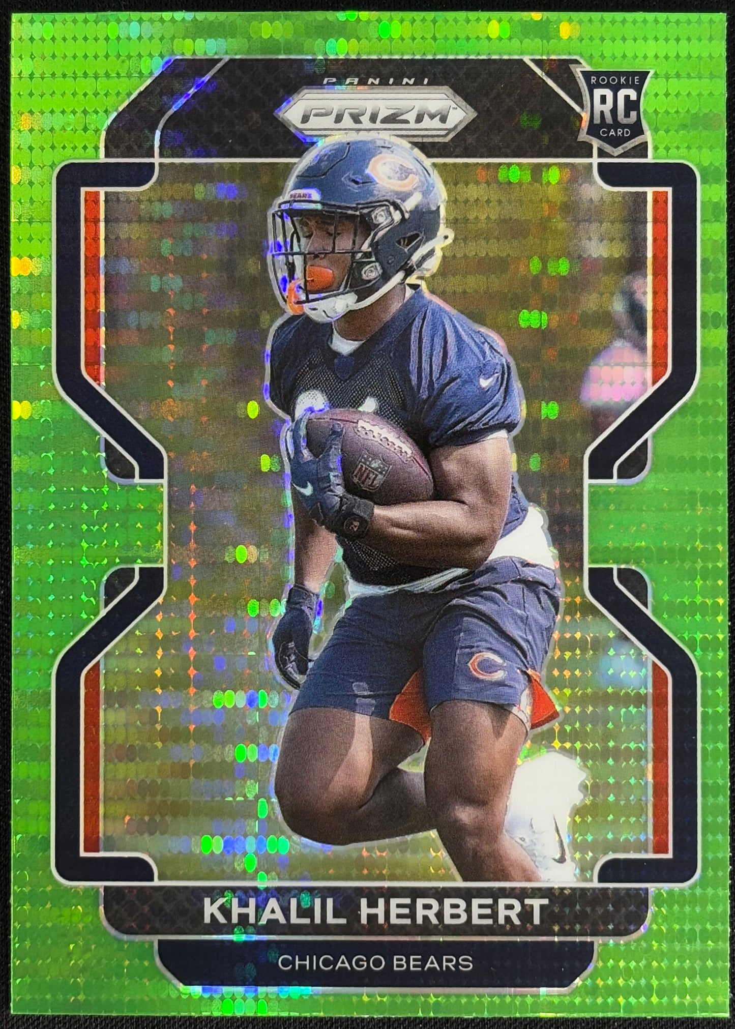 Khalil Herbert Prizm Green Pulsar Rookie