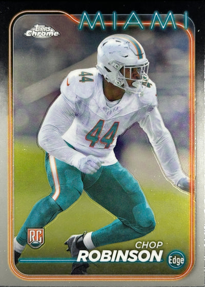 Chop Robinson Topps Chrome Rookie Dolphins