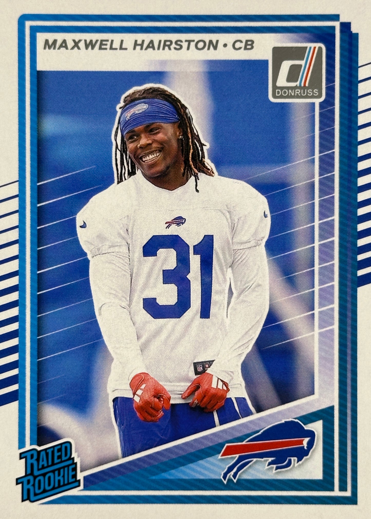 Maxwell Hairston Rated Rookie Donruss Bills