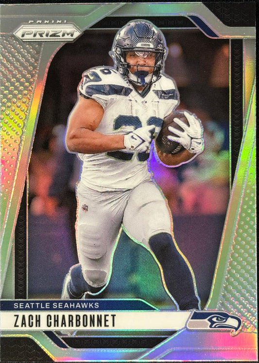 Zach Charbonnet Prizm Silver