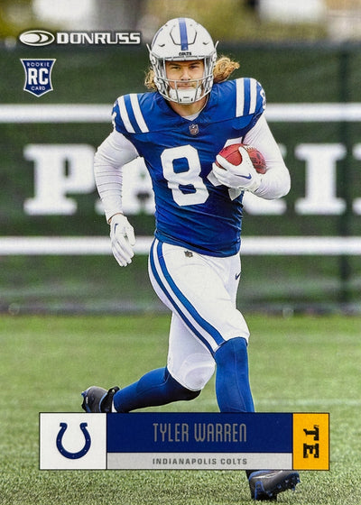 Tyler Warren Donruss Retro Rookie Insert Colts