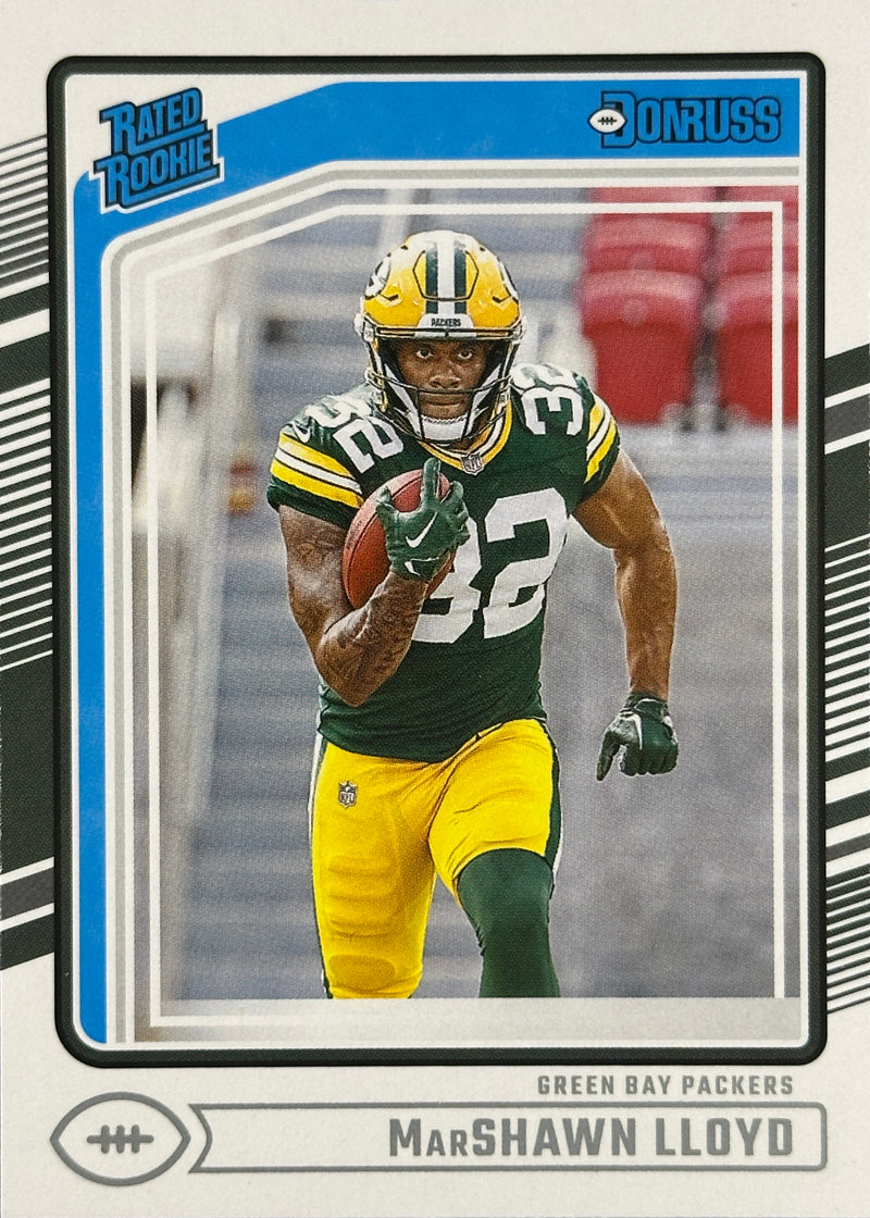 MarShawn Lloyd Donruss Rated Rookie Packers
