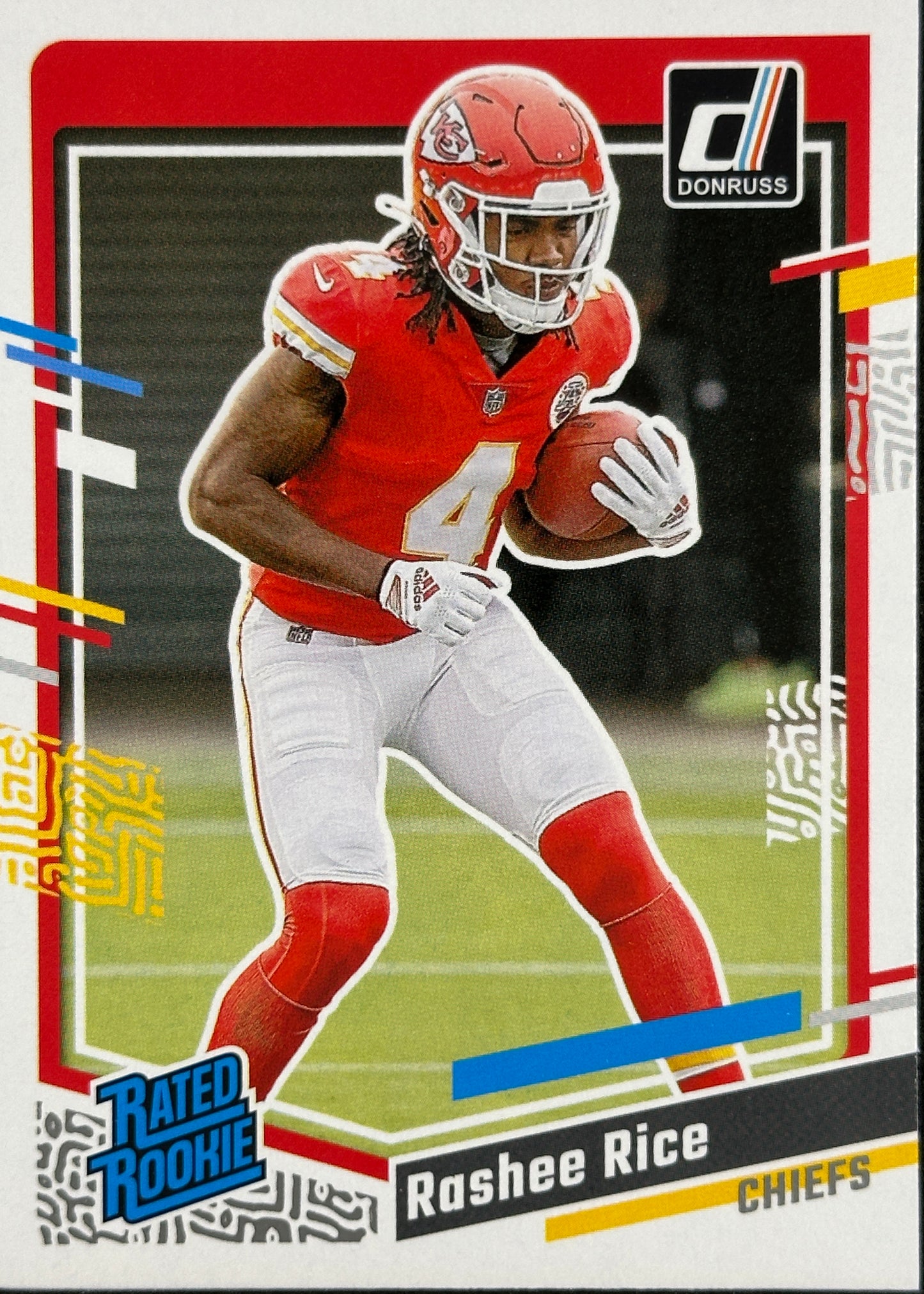 Rashee Rice Rated Rookie Donruss Chiefs