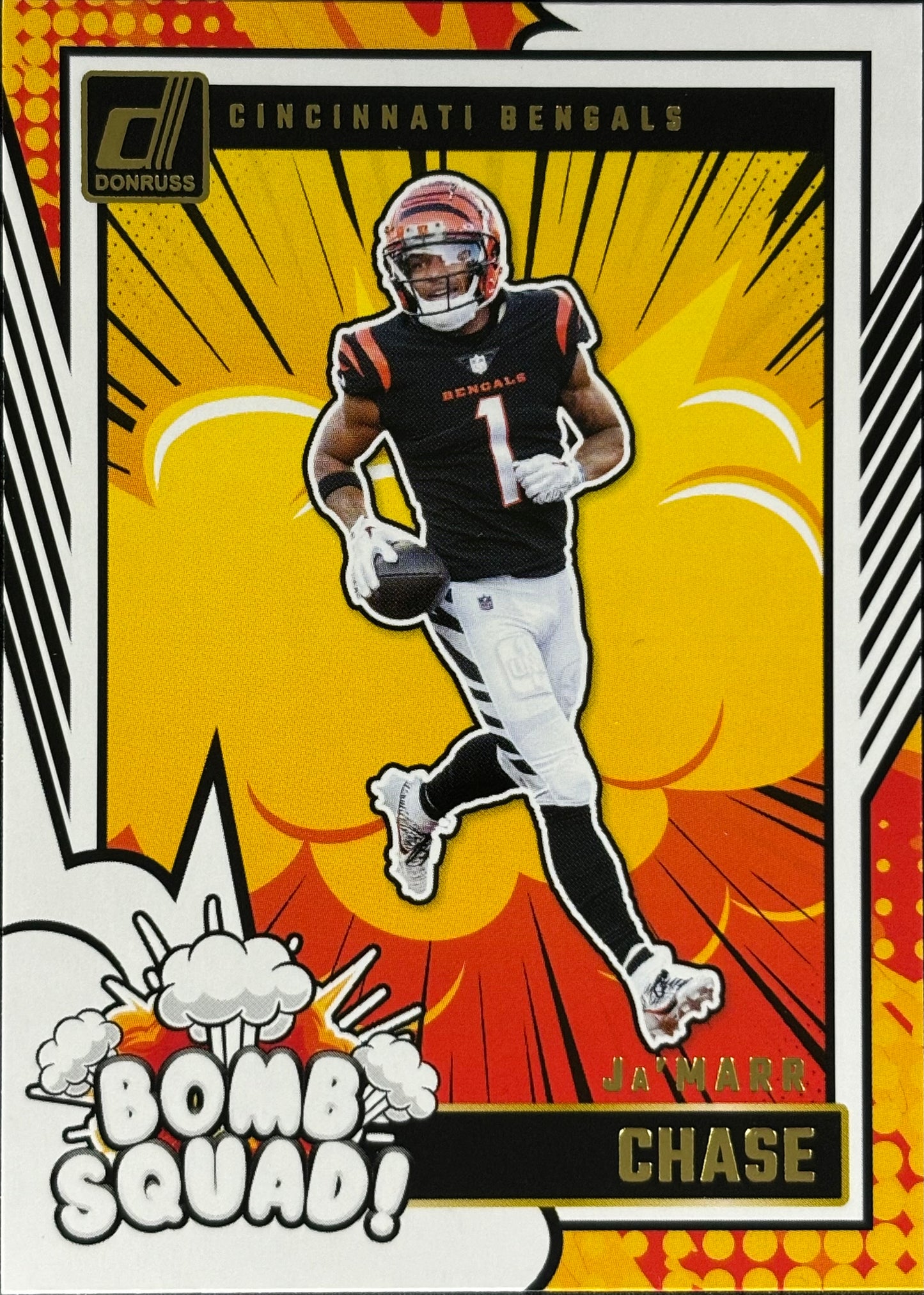 Ja’marr Chase Bomb Squad Bengals Sports Card