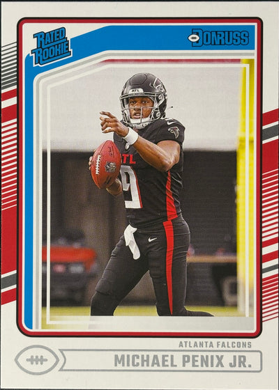 Michael Penix Jr. Donruss Rated Rookie Falcons