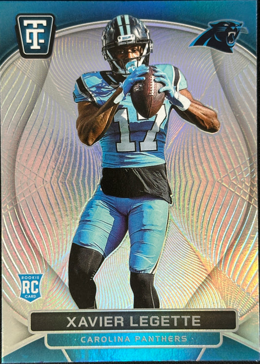 Xavier Legette Totally Certified Silver Rookie RC Panthers