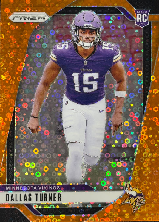 Dallas Turner Prizm Orange Disco Rookie