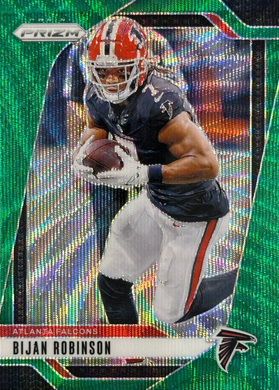 Bijan Robinson Green Wave Prizm Falcons