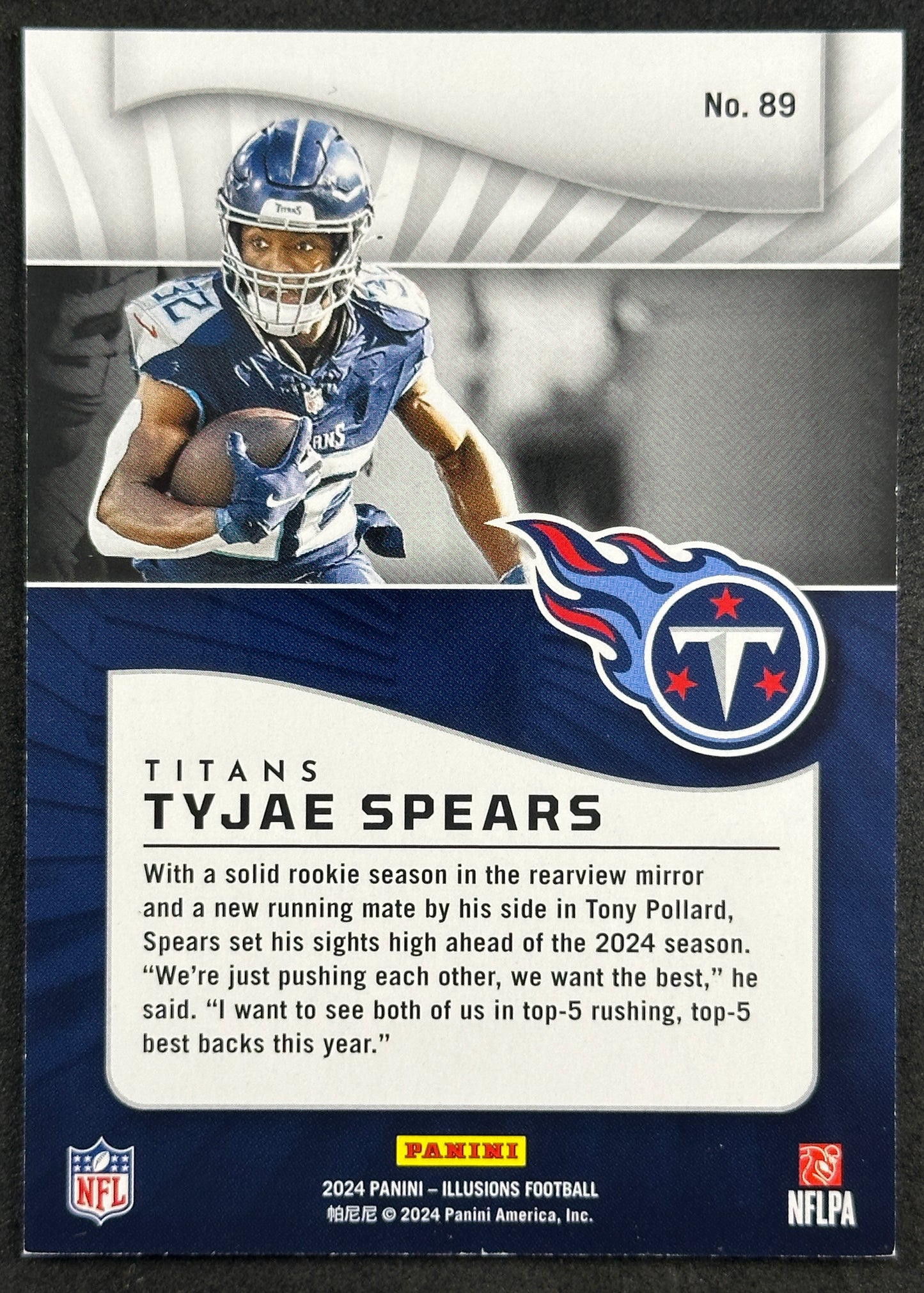 Tyjae Spears Illusions /499 Titans