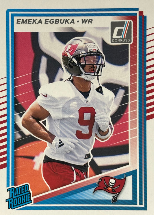 Emeka Egbuka Donruss Rated Rookie Buccaneers