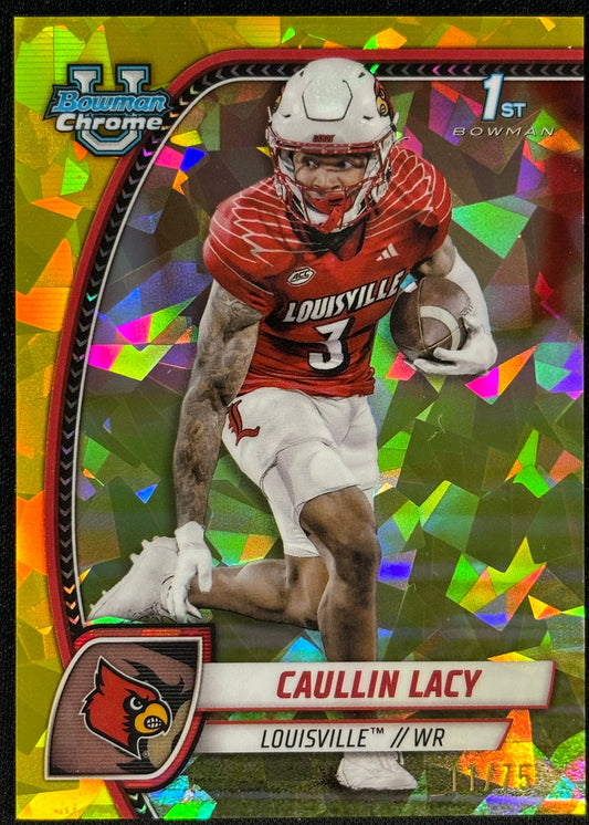 Caullin Lacy Bowman U Chrome Yellow Sapphire /75