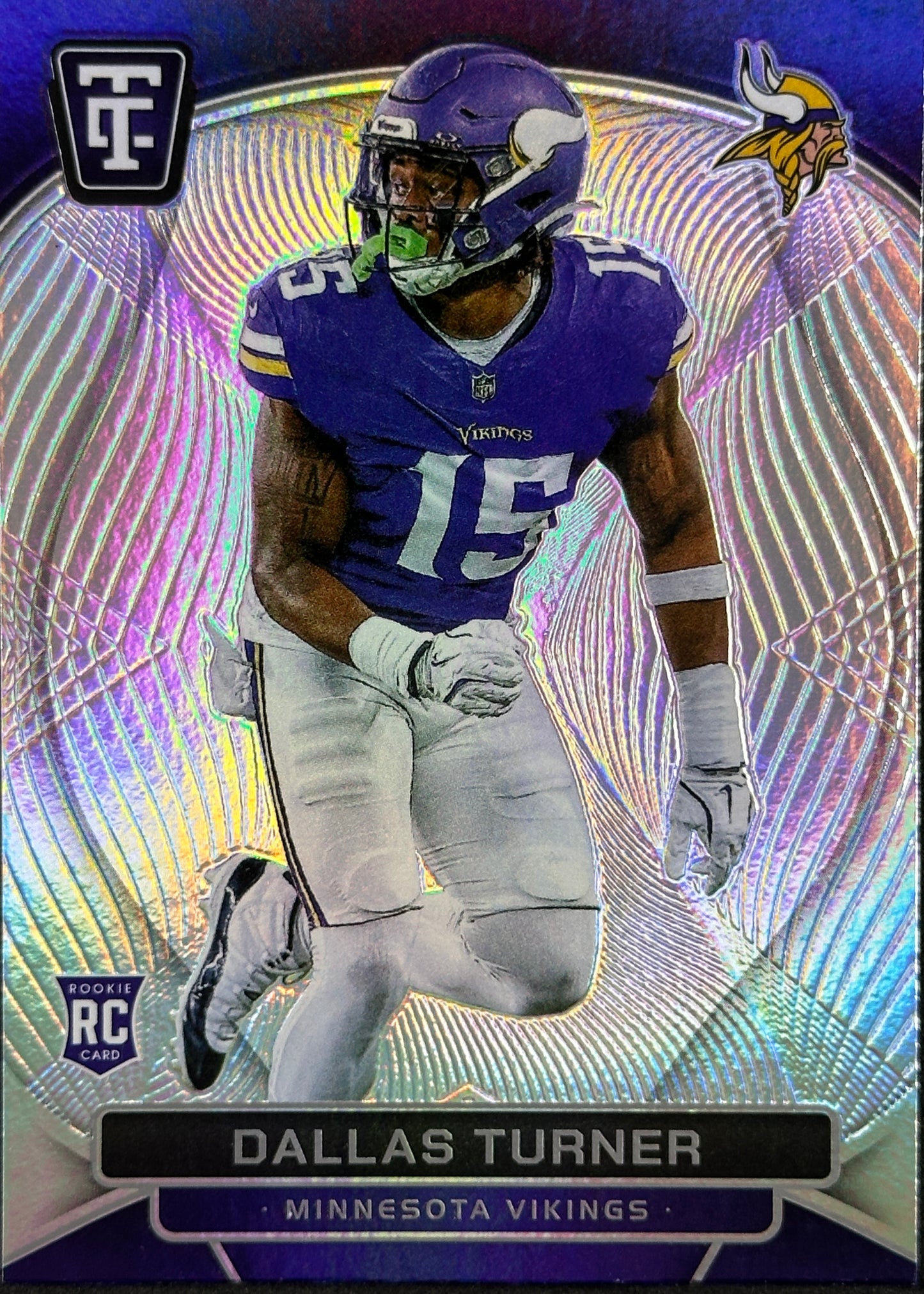 Dallas Turner Rookie Silver Totally Certified Vikings