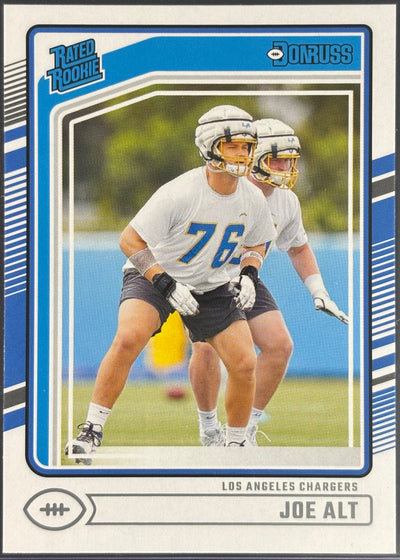 Joe Alt Donruss Rated Rookie Chargers