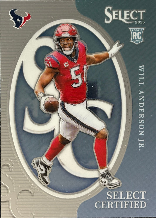 Will Anderson Jr. Select Certified Rookie Texans