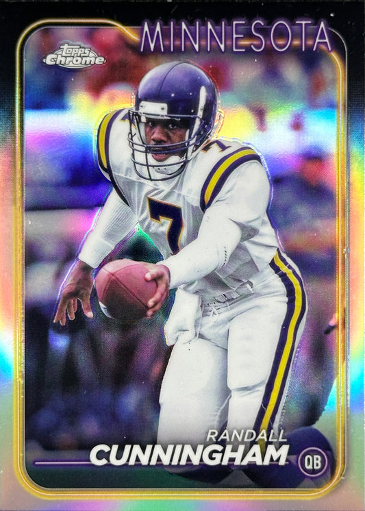Randall Cunningham Topps Chrome Refractor Vikings