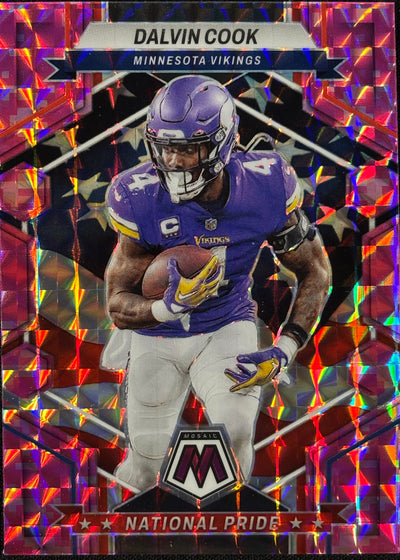 Dalvin Cook Mosaic National Pride Pink Camo Vikings