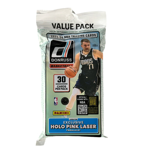 2023 -24 Donruss Basketball Value Pack (Look for Holo Pink Laser Parallels)