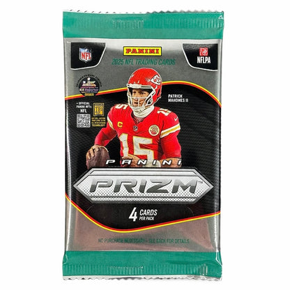 2025 Panini Prizm Football Retail Pack Sports Card
