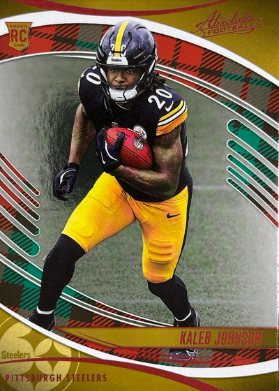 Kaleb Johnson Holiday Absolute Rookie Steelers
