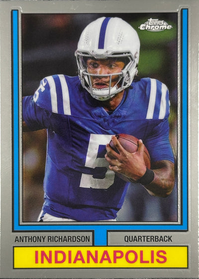 Anthony Richardson Variation Retro Topps Chrome Colts