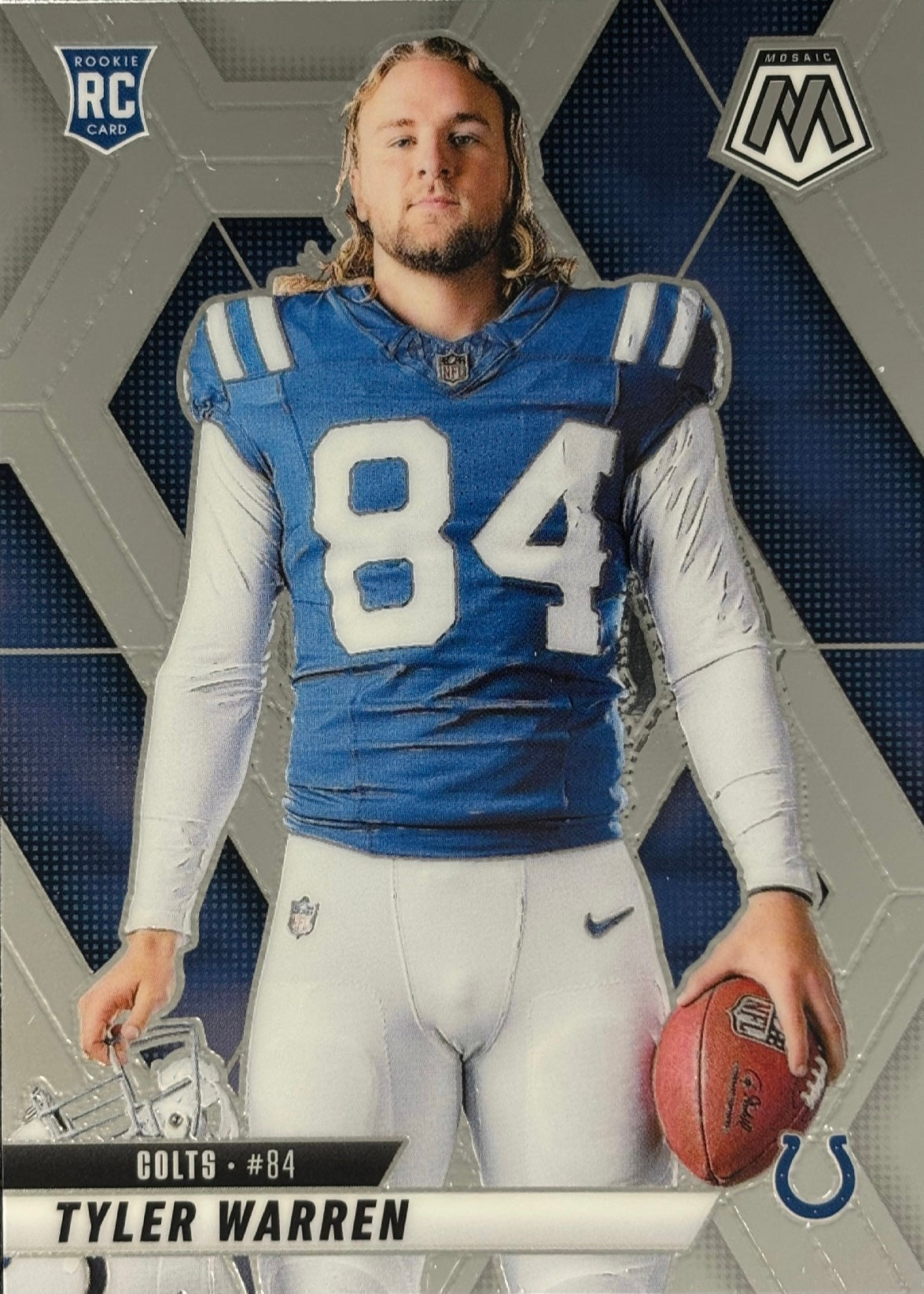 Tyler Warren Mosaic Variation Rookie Colts Sports Card
