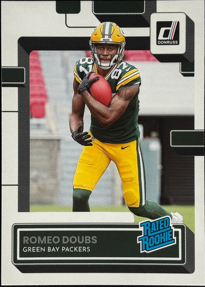 Romeo Doubs Donruss Rated Rookie Packers