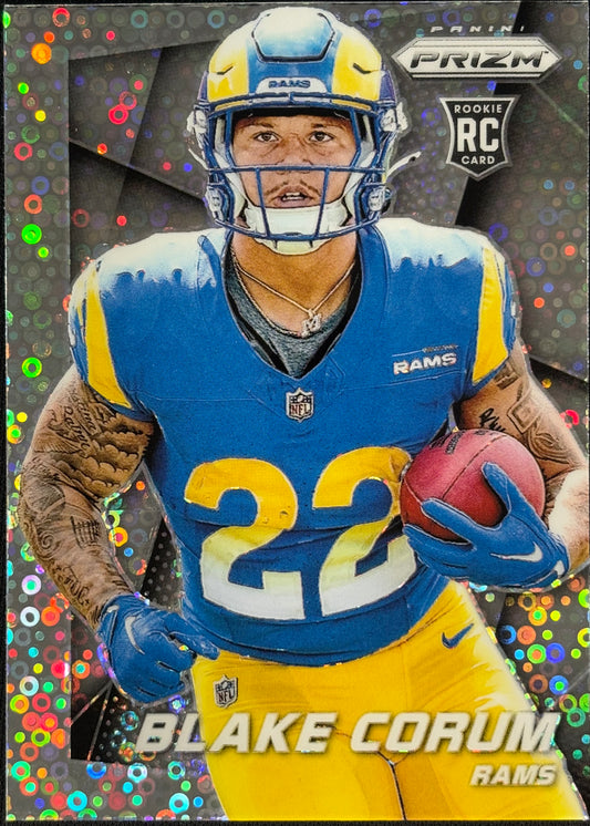 Blake Corum Prizm Flashback No Huddle Rookie