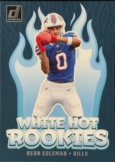 Keon Coleman White Hot Rookies Bills