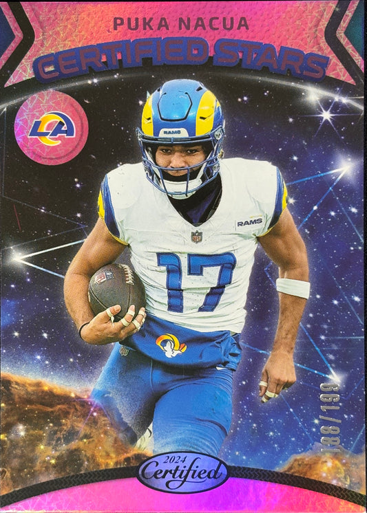 Puka Nacua Certified Stars Pink /199