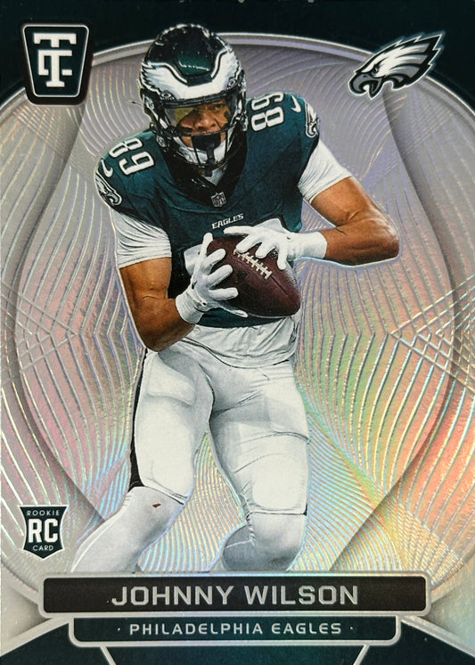 Johnny Wilson Totally Certified Silver Rookie RC Eagles