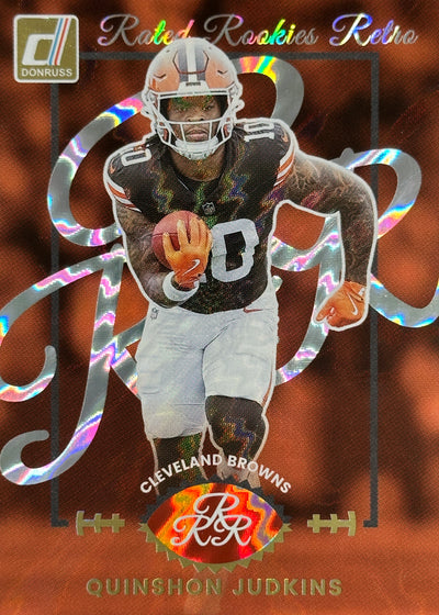 Quinshon Judkins Rated Rookies Retro Browns Sports Card