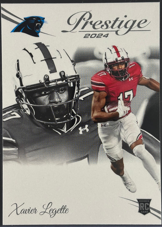 Xavier Legette Prestige Rookie Panthers