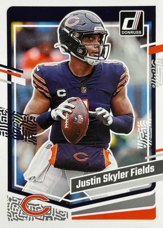 Justin Fields Full Name Donruss Bears