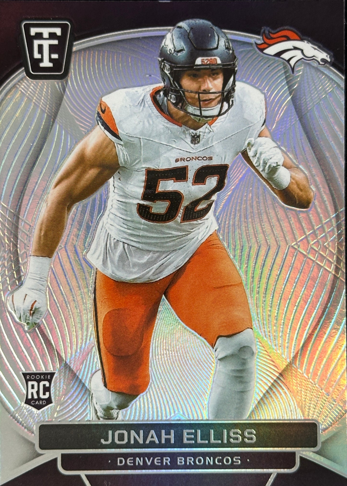 Jonah Elliss Totally Certified Silver Rookie RC Broncos