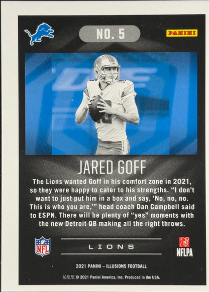 Jared Goff Illusions Bronze /499 (Back Off-Centered)