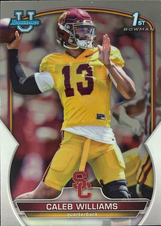 Caleb Williams Bowman U Chrome 1st Bears