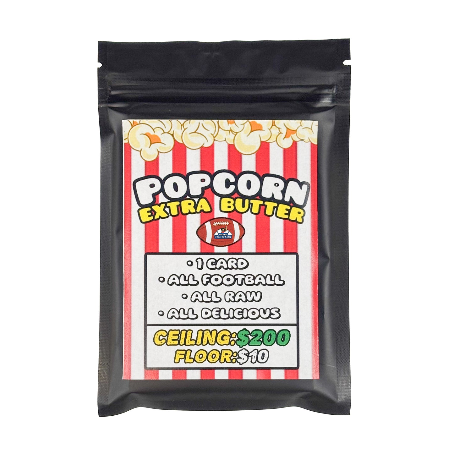 Popcorn Extra Butter Football Mystery Pack