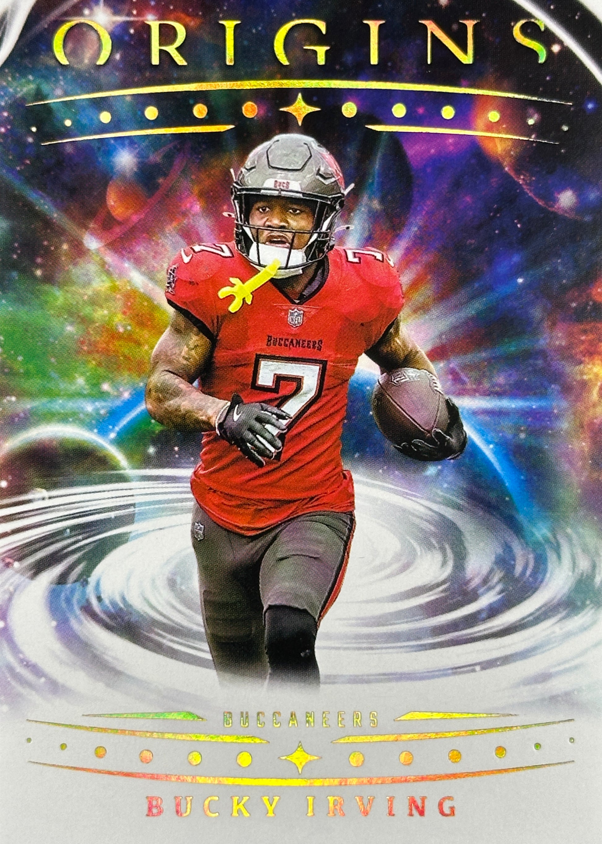 Bucky Irving Origins Buccaneers Sports Card