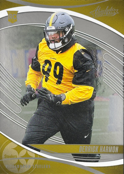 Derrick Harmon Absolute Rookie Steelers Sports Card
