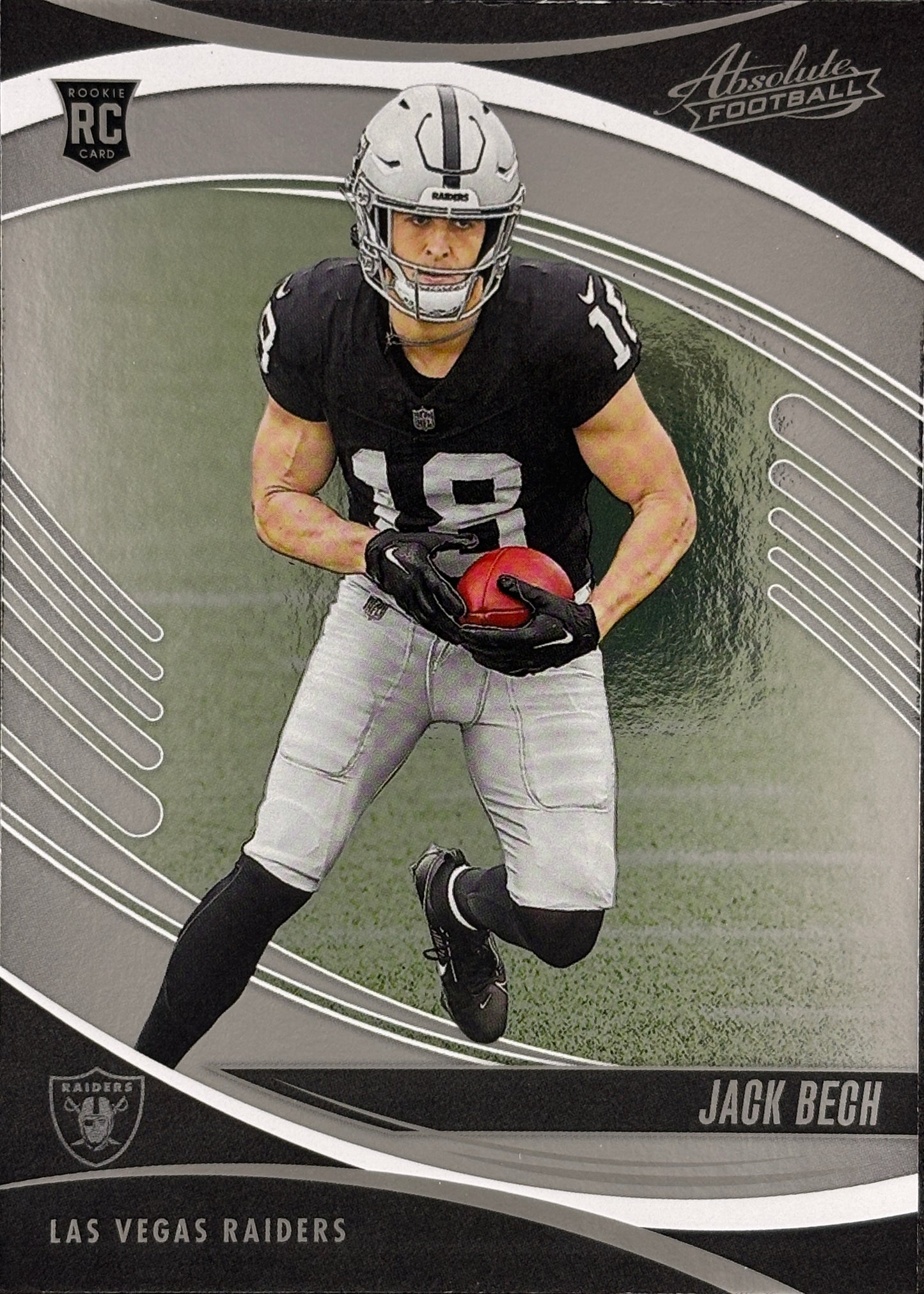 Jack Bech Absolute Rookie Raiders Sports Card