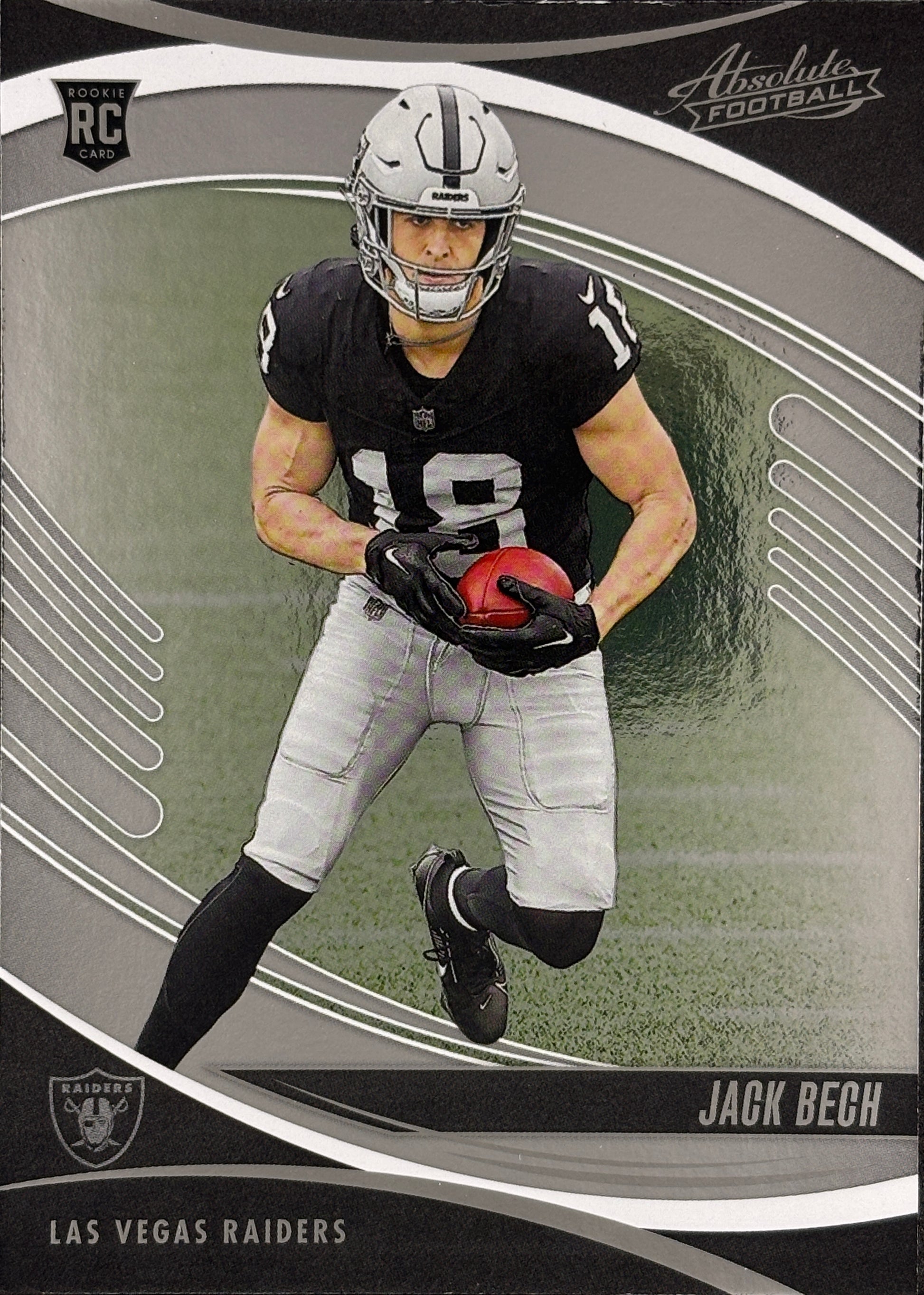 Jack Bech Absolute Rookie Raiders Sports Card