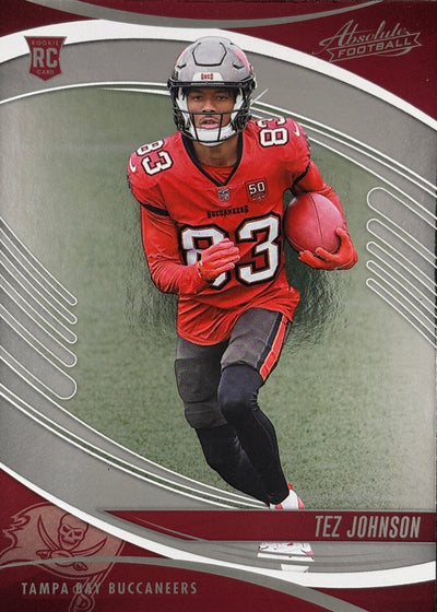 Tez Johnson Absolute Rookie Buccaneers Sports Card