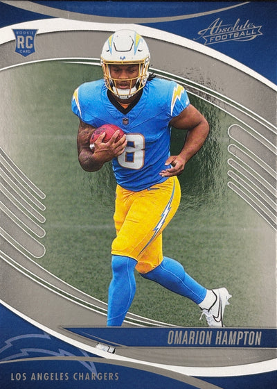 Omarion Hampton Absolute Rookie Chargers Sports Card