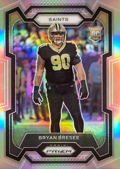 Bryan Bresee Silver Prizm Rookie Saints